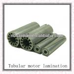 Stator and rotor lamination stacking for Tubular Motors