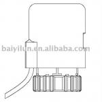 24v/230v thermal actuator