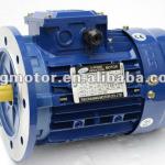 3-phase motor, aluminum body with flange, vertical mounted