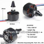 Electric RC Hobby Motor AX-2810Q 900kv for quadcopter 8/9/10/11 propeller