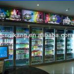 Supermarket Open Type Beer Soft Drink Display Cooler