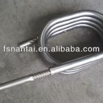 high perfomance coaxial corrugated titanium tubing heat exchanger