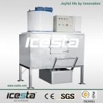 ICESTA Beautiful Design Top-Sale 1Ton flake ice mahcine with ice storage bin