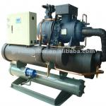 Twin compressor 160ton water cooled screw chiller MG-580WS(D) for molding