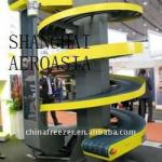 Down-going spiral Conveyor for IQF freezers