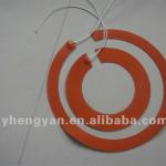 circular silicone rubber heater, 3V-380V according to the customers&#39;-