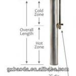 Titanium over the side immersion heaters-
