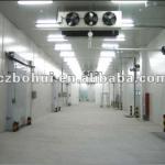 cold store project with equipment and panel door-