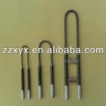U shape MoSi2(Molybdenum disilicide) electric heating elements for high temperature muffle furnace