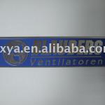 Aluminum metal sticker for trademark