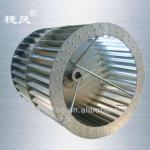 backward(curve) centrifugal fan impeller/Double air inlet-