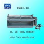 AC low noise cross flow fan ventilation fan with motor-