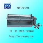 AC low noise cross flow fan ventilation fan with motor