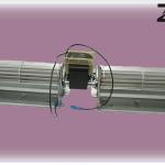 double cross flow fan/tangential flow fan/cross flow blower-