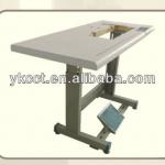 Industrial sewing table and stand-