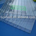 Energy -saving and beauty appearance Clear polycarbonate hollow sheet
