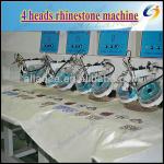 automatic multi-heads rhinestone/strass pressing/fixing machine, strass setting machine