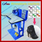 2013 New Arrival labor saving apparel machinery TWO heads TWO colors Stone fixing machine
