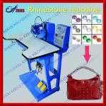 2013 New Arrival labor saving apparel machinery TWO heads TWO colors Ultrasonic beads fixing machine