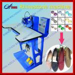 2013 New Arrival labor saving apparel machinery TWO heads TWO colors Hot fix setting machine
