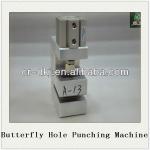 stand up bag plastic butterfly punching machine