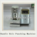 China plastic film material T-shirt bag handle hole punching machine