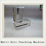 Pneumatic plastic film porous punching machine-