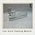 Tear Notch Hole Punching Machine