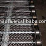 stainless steel conveyor chain driven mesh,wire mesh belt band ,roller chain drive mesh