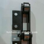 P250 large roller conveyor chain with A2 attachment