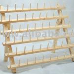 60 Spool Wooden Thread Stand for Embroidery and Sewing Threads