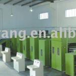 Synthetic leather substrate production line