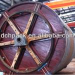 2.2 x 2.5m Wooden Re-tanning Dyeing Drum for Sheep Skin, Leather Processing/Tannery Machine