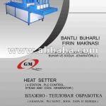 Heat Setter with PLC Controlled and steam genartor-tunels