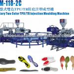 rotary type two colour injection moulding machines