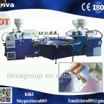 China Ruian Full automatic multi-functional PVC Plastic Sole blowing injection moulding machine-