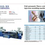 Three-color strap injection moulding machine