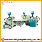Three Colors Sports Shoes Soles Injection Moulding Machine-