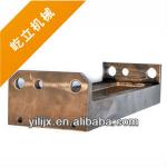 Large steel plates welded together Long seat belt tensioning device
