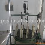 Inverted 18 spindle braiding machines