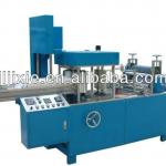 Nonwoven fabric embossing and folding machine-