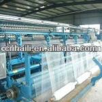 Polyester multifilament netting machine