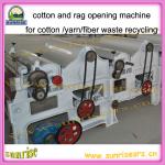 fabric waste tearing machine / cotton waster tearing machine/ yarn waster recycling machine