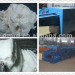 Textile waste recycling machinery for waste garments