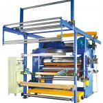 Textile calender machine to make fabric oil surface effect-