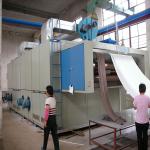 textile tensionless dryer for three pass-