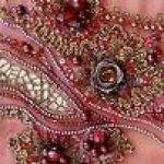 Bead embroidery machine-