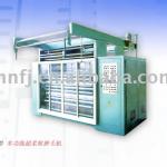 Vertical sueding machine for woven , suede fabric-