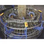 Mesh bag weaving machine-