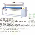 Single and Variable Speed Woven Fabric Winding Machine